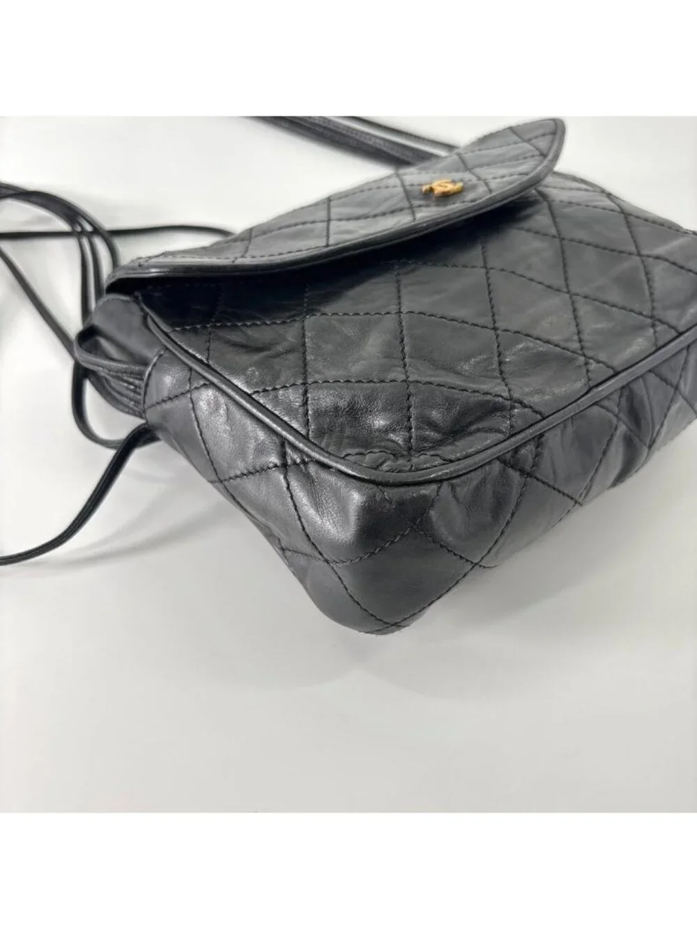 Chanel Super Lambskin Quilted Shoulder Bag Seal